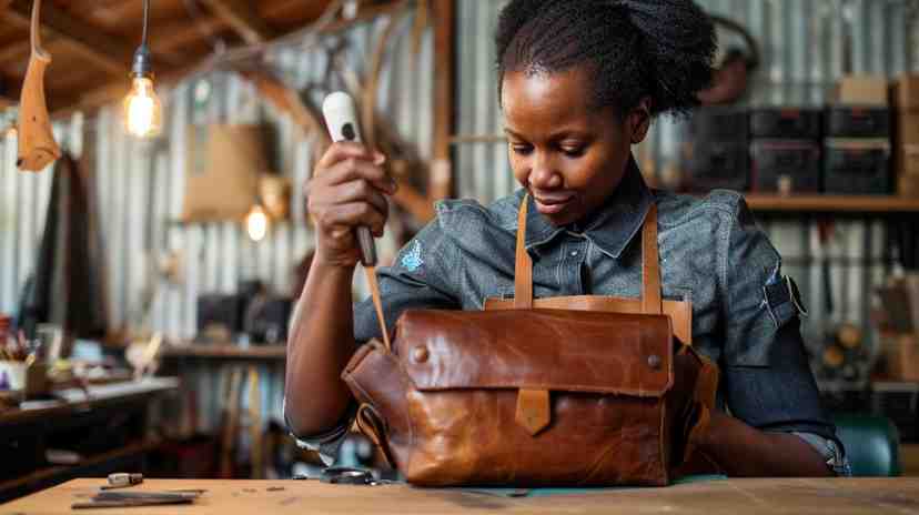 Curso de Confecção de Bolsas de Couro